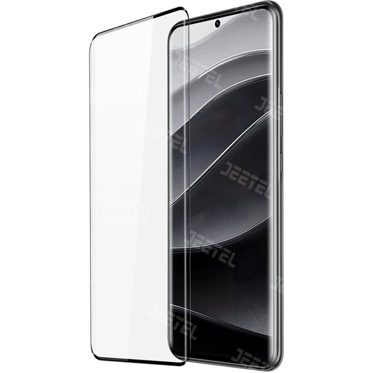 محافظ صفحه نمایش شیائومی مدل Redmi Note 14 Pro Plus گلس خمیده فول چسب